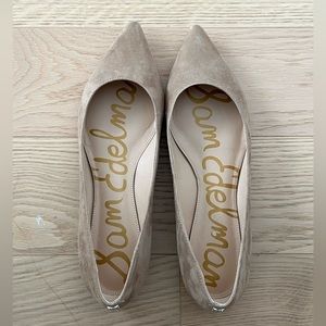 Sam Edelman Beige Suede Flats sz 10.5